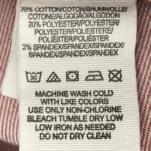 Free People Arrow Boho Print Dusty Rose Ankle Skinny Jeans Size 24 - Picture 10 of 10